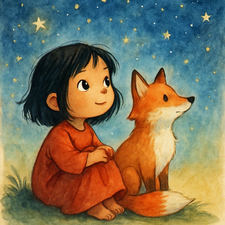 An illustration from a personalised Storykin book